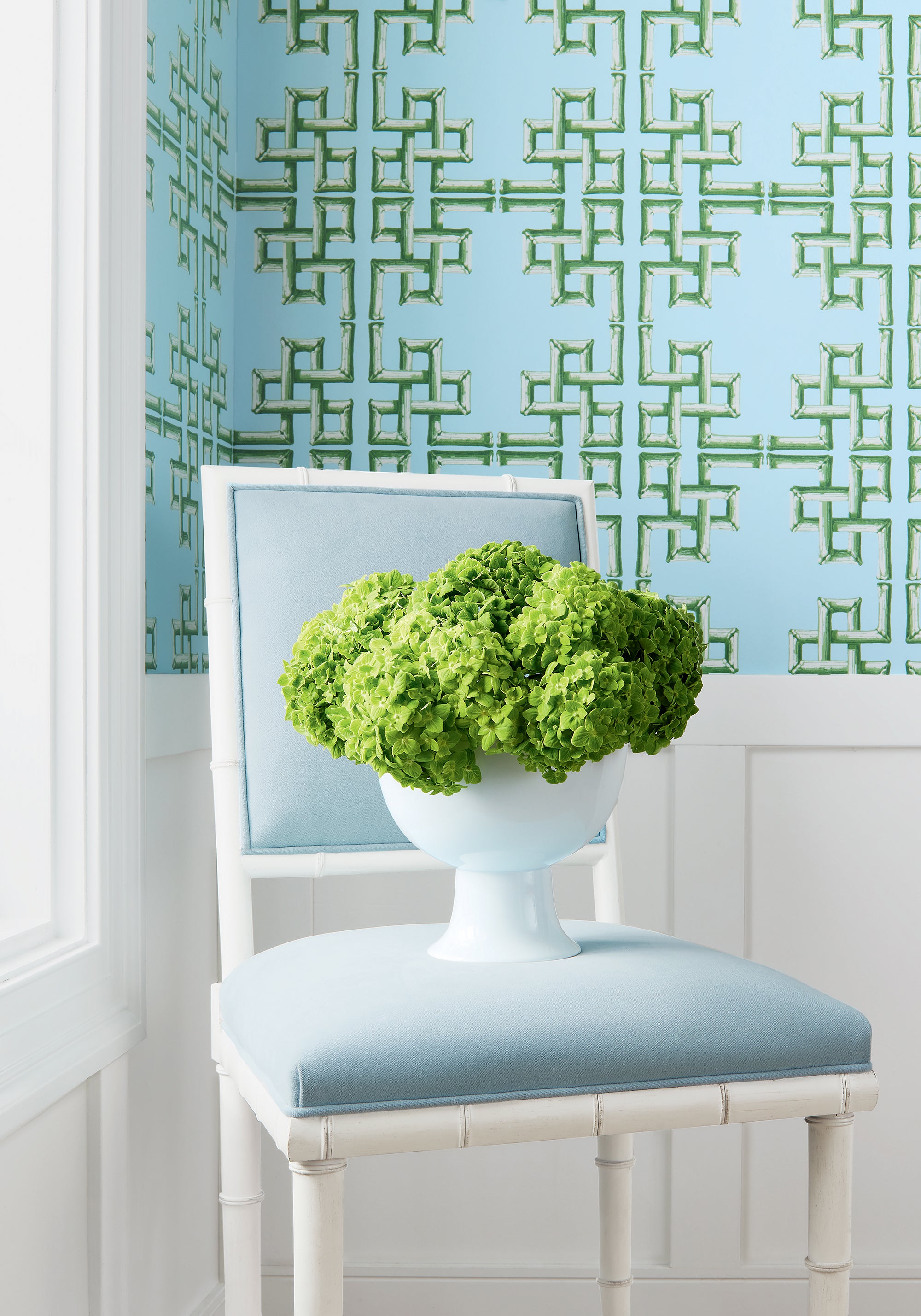 Thibaut Palm Grove Boca Bamboo Behang T13903 - sfeerbeeld