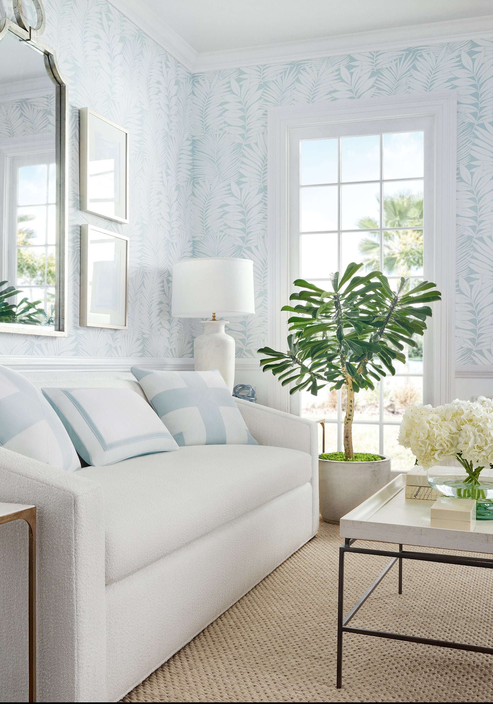 Thibaut Palm Grove Siesta Key Behang T13929 - sfeerbeeld