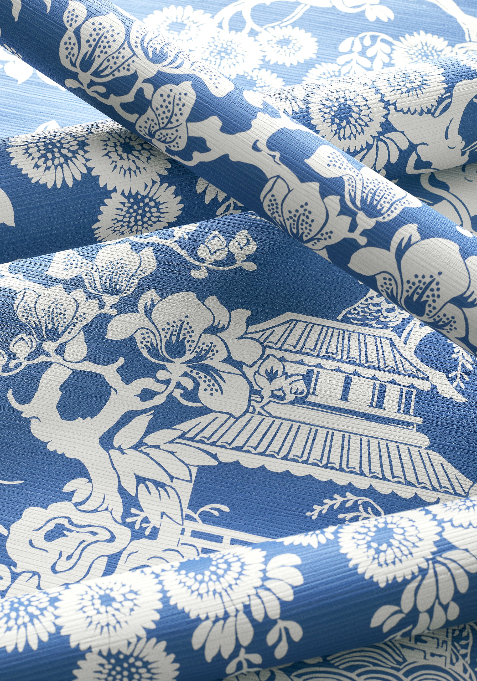 Thibaut Pavilion Japanese Garden Behang T13306 - sfeerbeeld