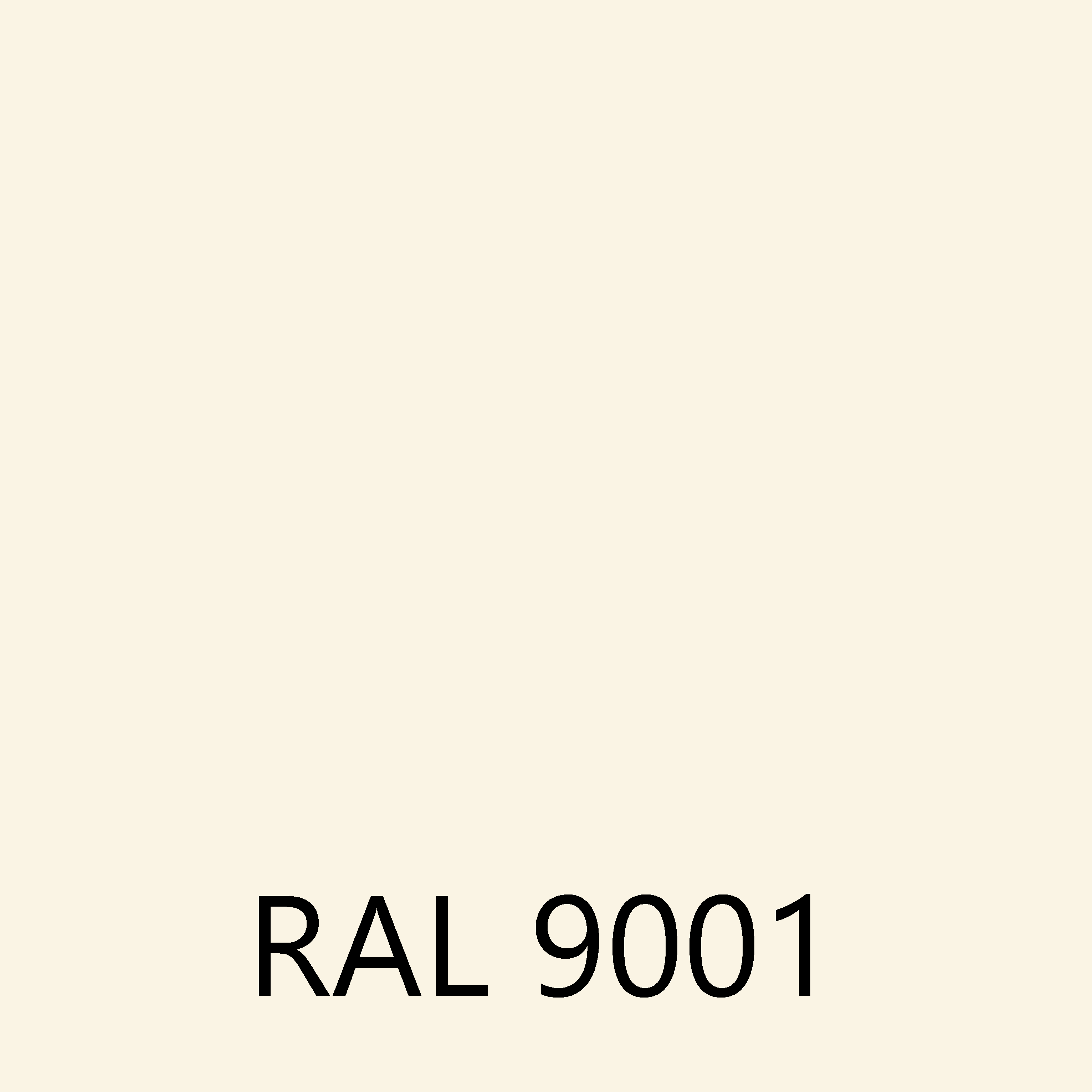 RAL 9001
