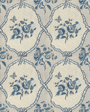 Antoinette Poisson Rubans & Oiseaux Behang Rouleau 54B