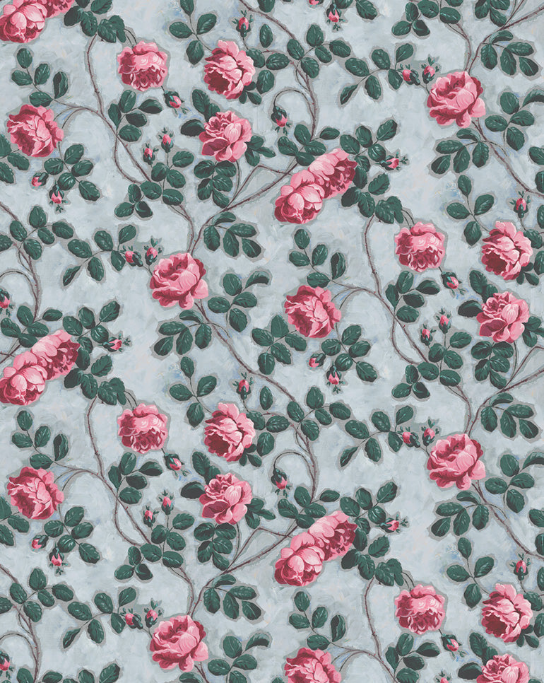 Antoinette Poisson Roses Pompadour Behang Rouleau 75B