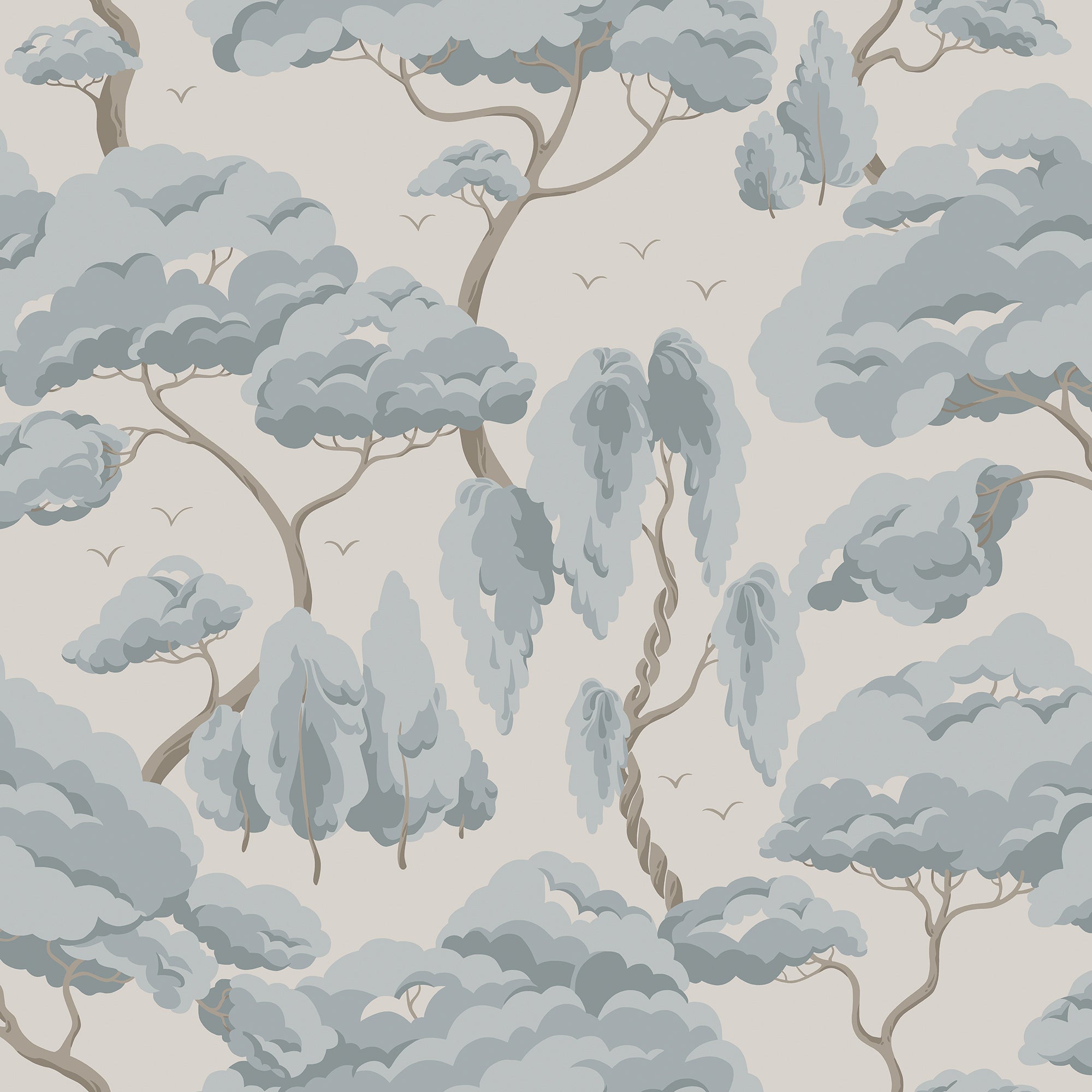 Sandberg Kristoffer Behang S10125 - Misty Blue