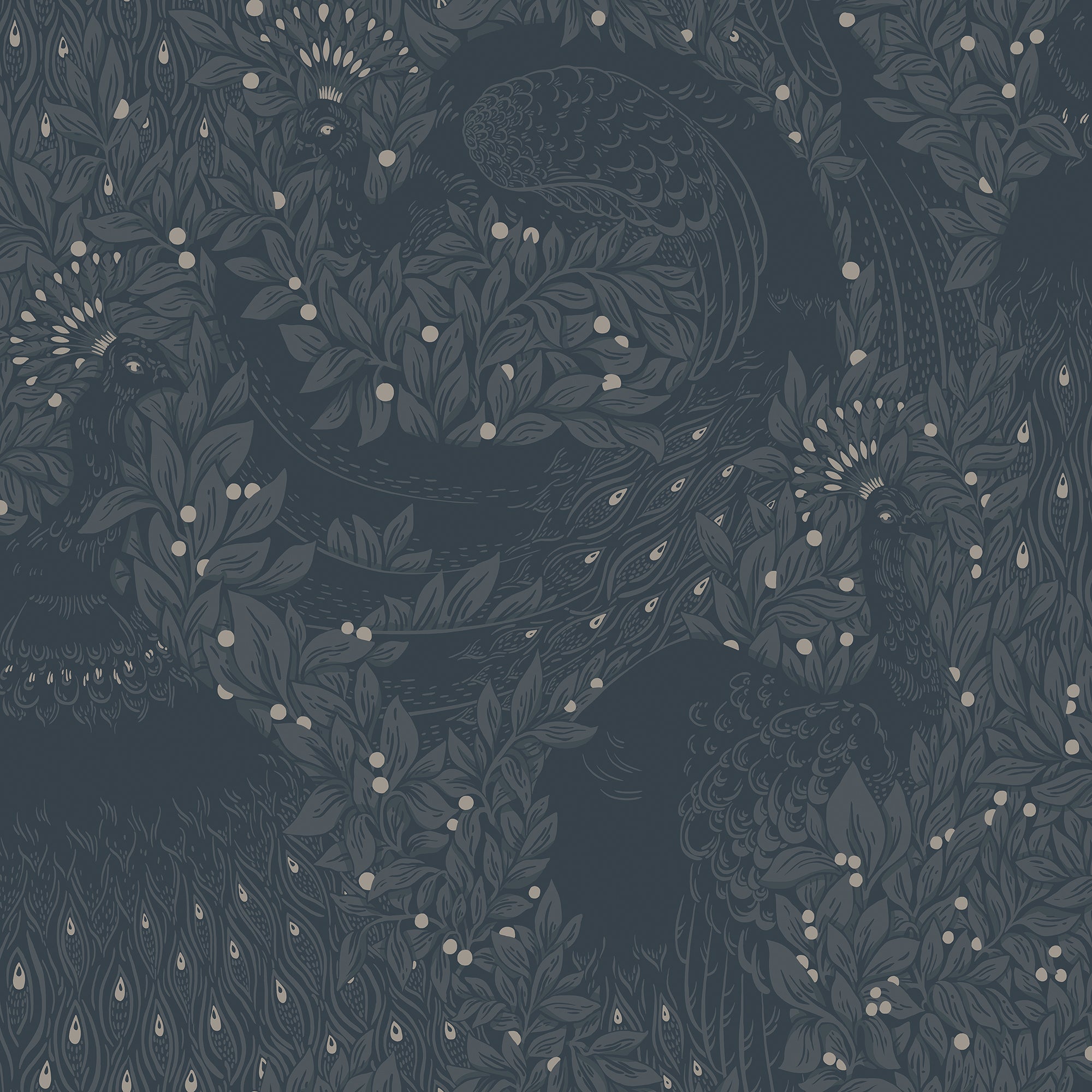 Sandberg Evelina Behang S10126 - Indigo Blue