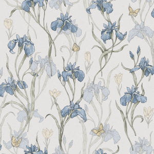 Sandberg Iris Behang S10134 - Sky Blue