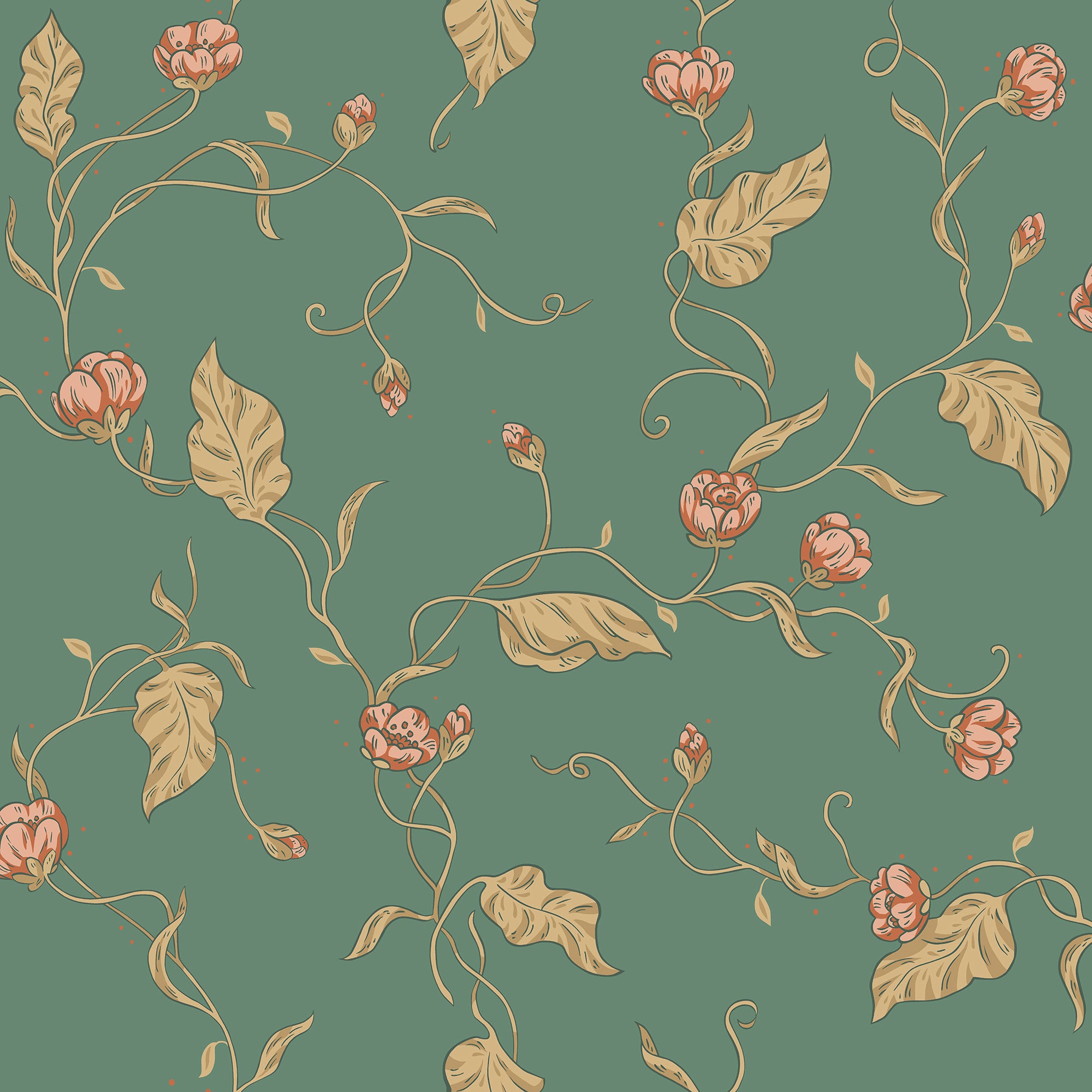 Sandberg Elmire Behang S10149 - Emerald