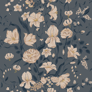 Sandberg Karins Bukett Behang S10163 - Indigo