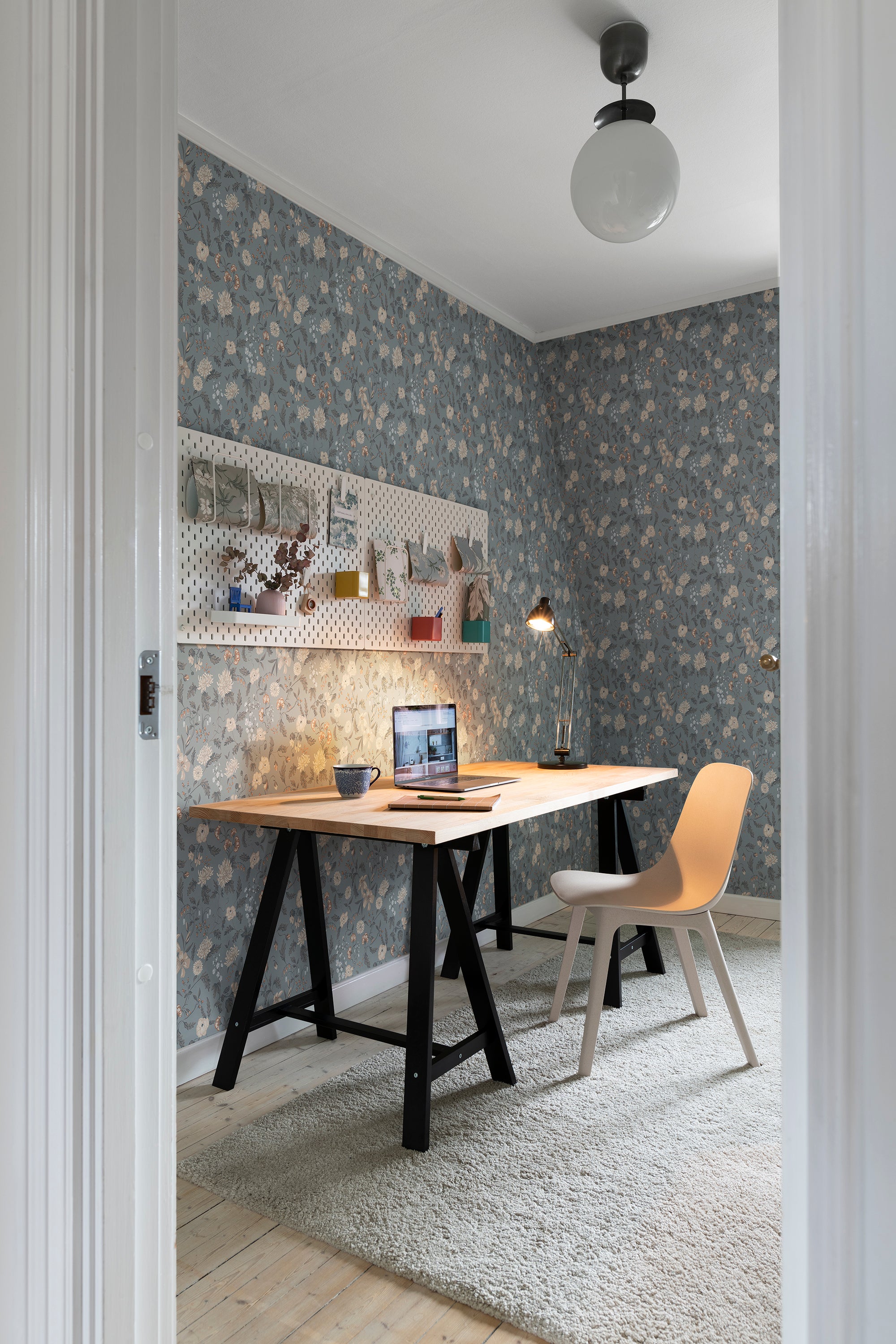 Sandberg Till Karin Behang S10165 - Folklore Blue