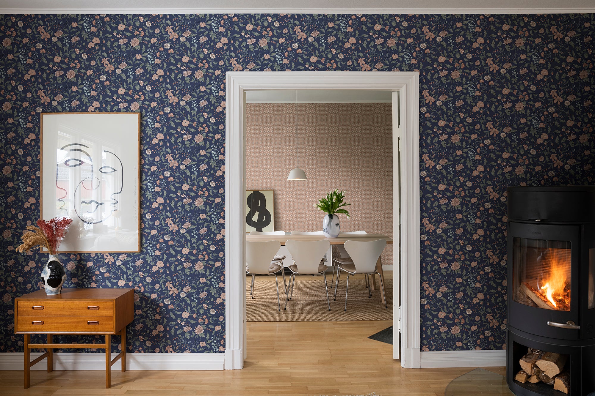 Sandberg Till Karin Behang S10167 - Midnight Blue
