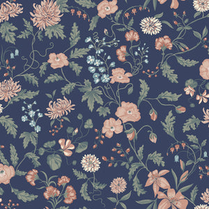 Sandberg Till Karin Behang S10167 - Midnight Blue