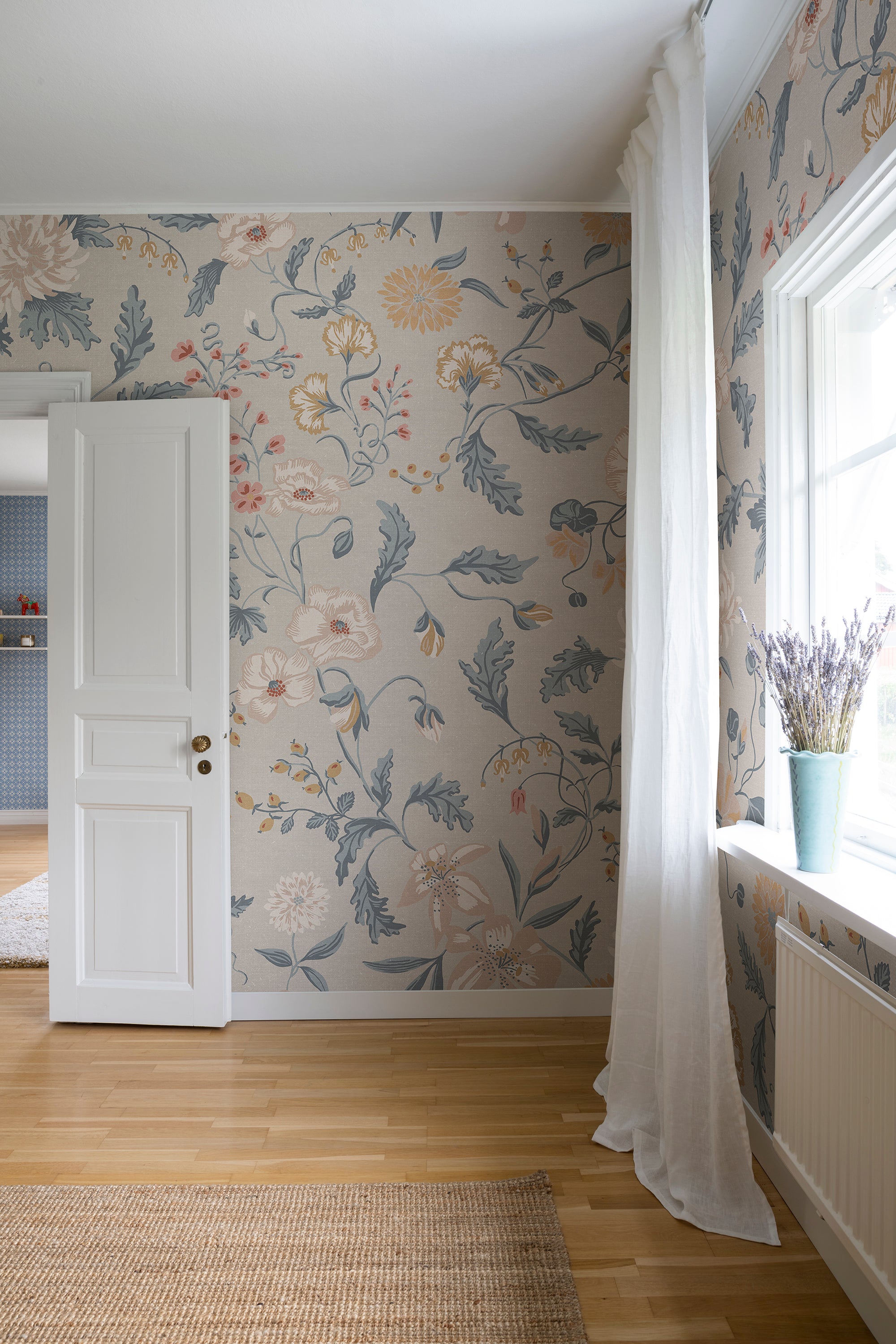 Sandberg Suzanne Behang S10174 - Folklore Blue