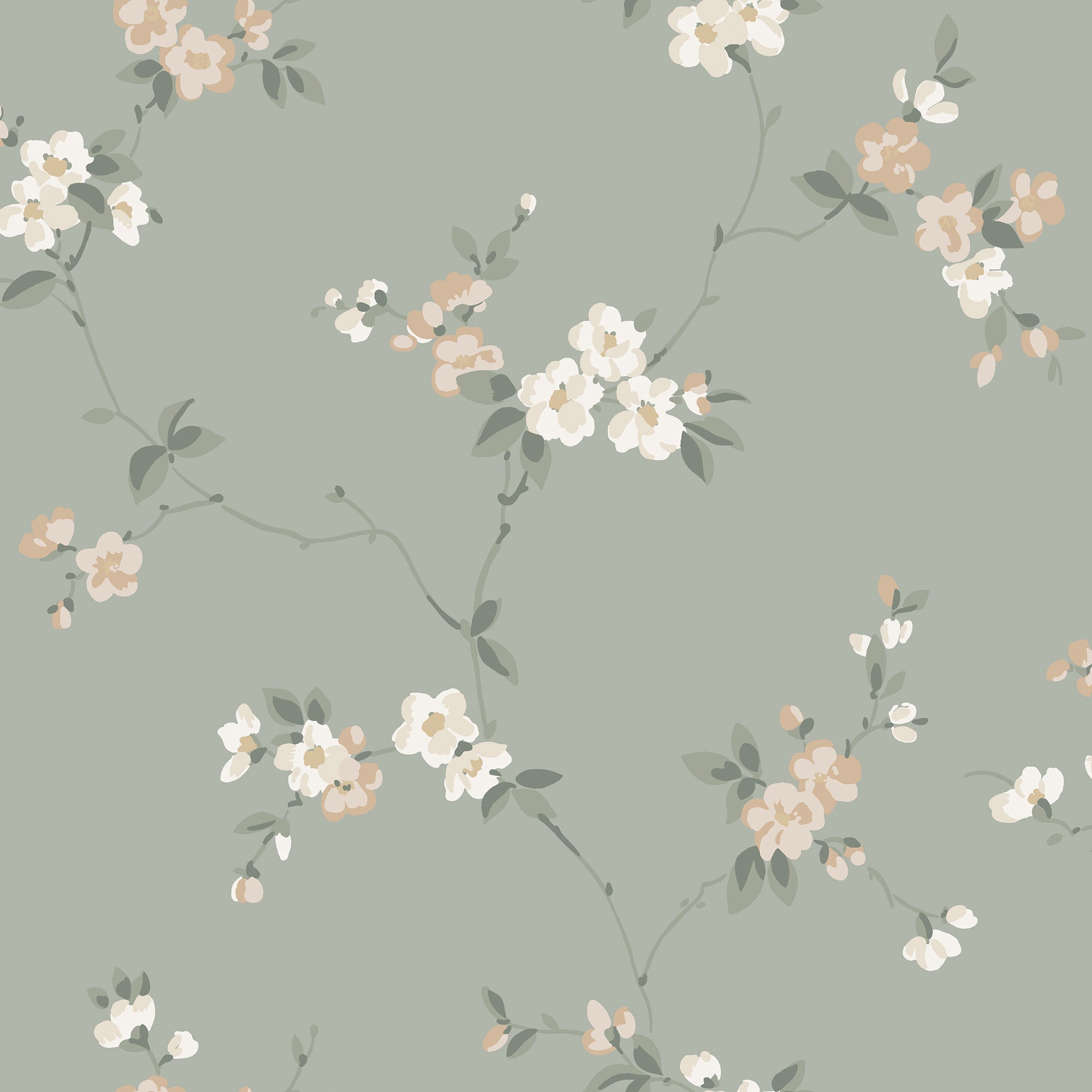 Sandberg Engla Behang S10188 - Sage Green