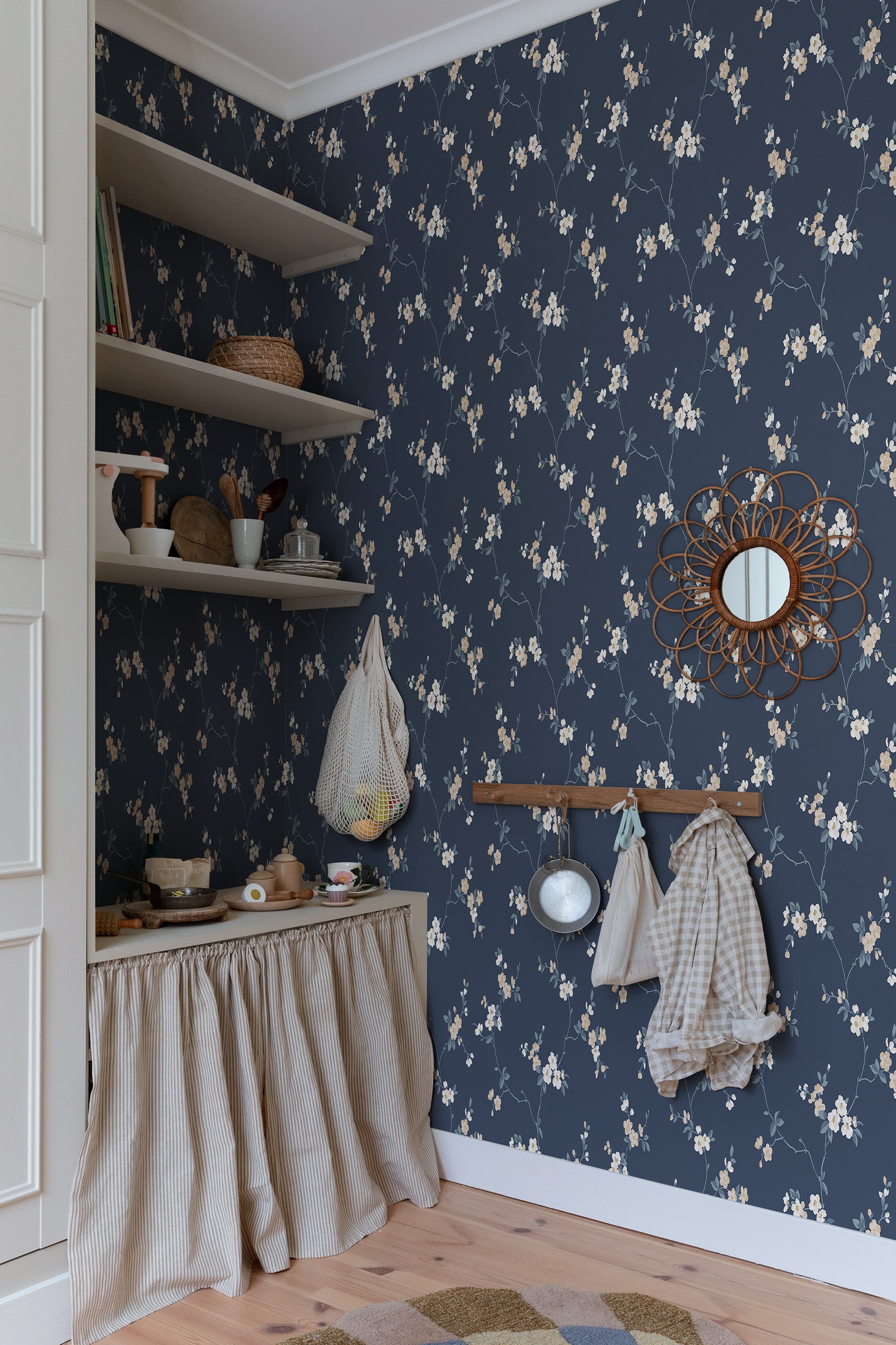 Sandberg Engla Behang S10189 - Classic Blue