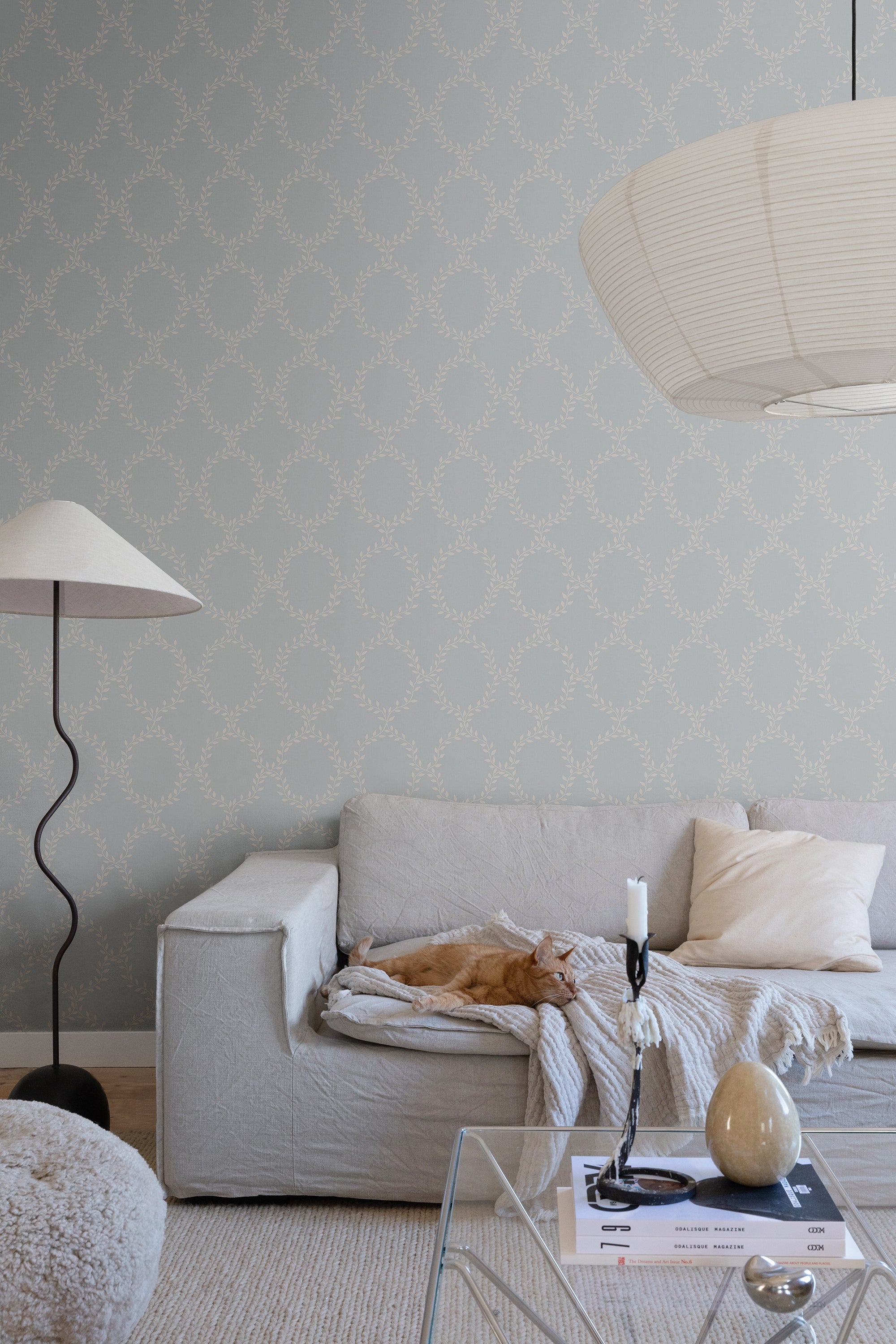 Sandberg Wilma Behang S10202 - Misty Blue