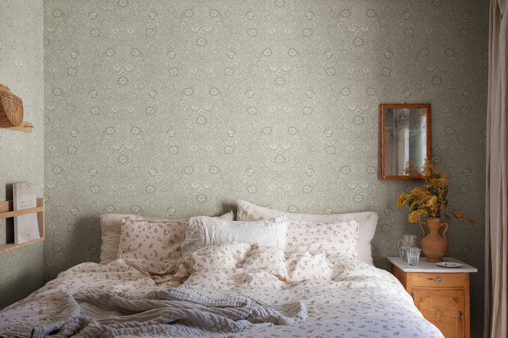 Sandberg Caroline Behang S10210 - Moss Green