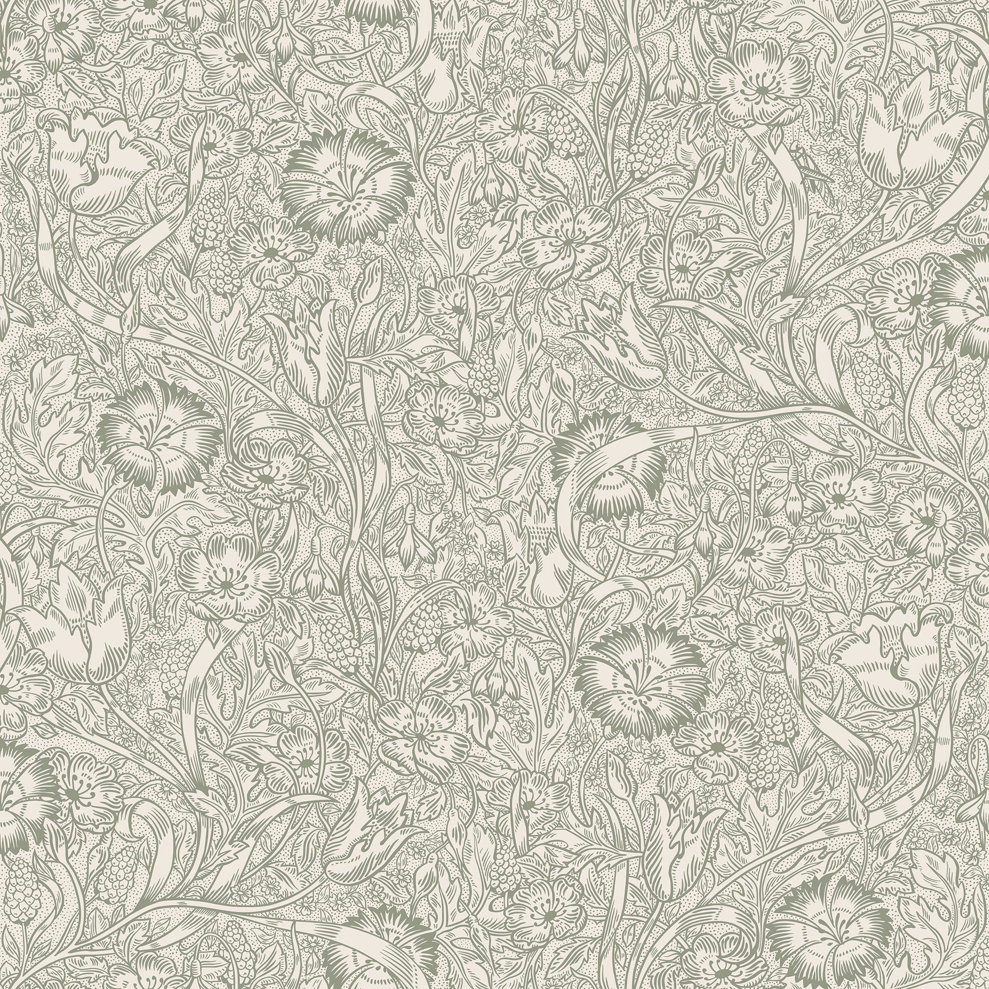 Sandberg Caroline Behang S10210 - Moss Green