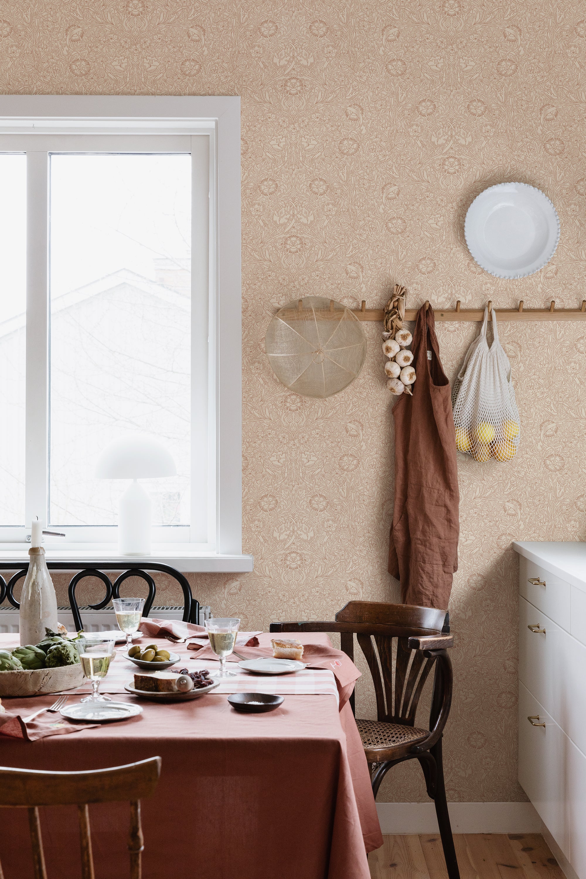 Sandberg Caroline Behang S10211 - Terracotta