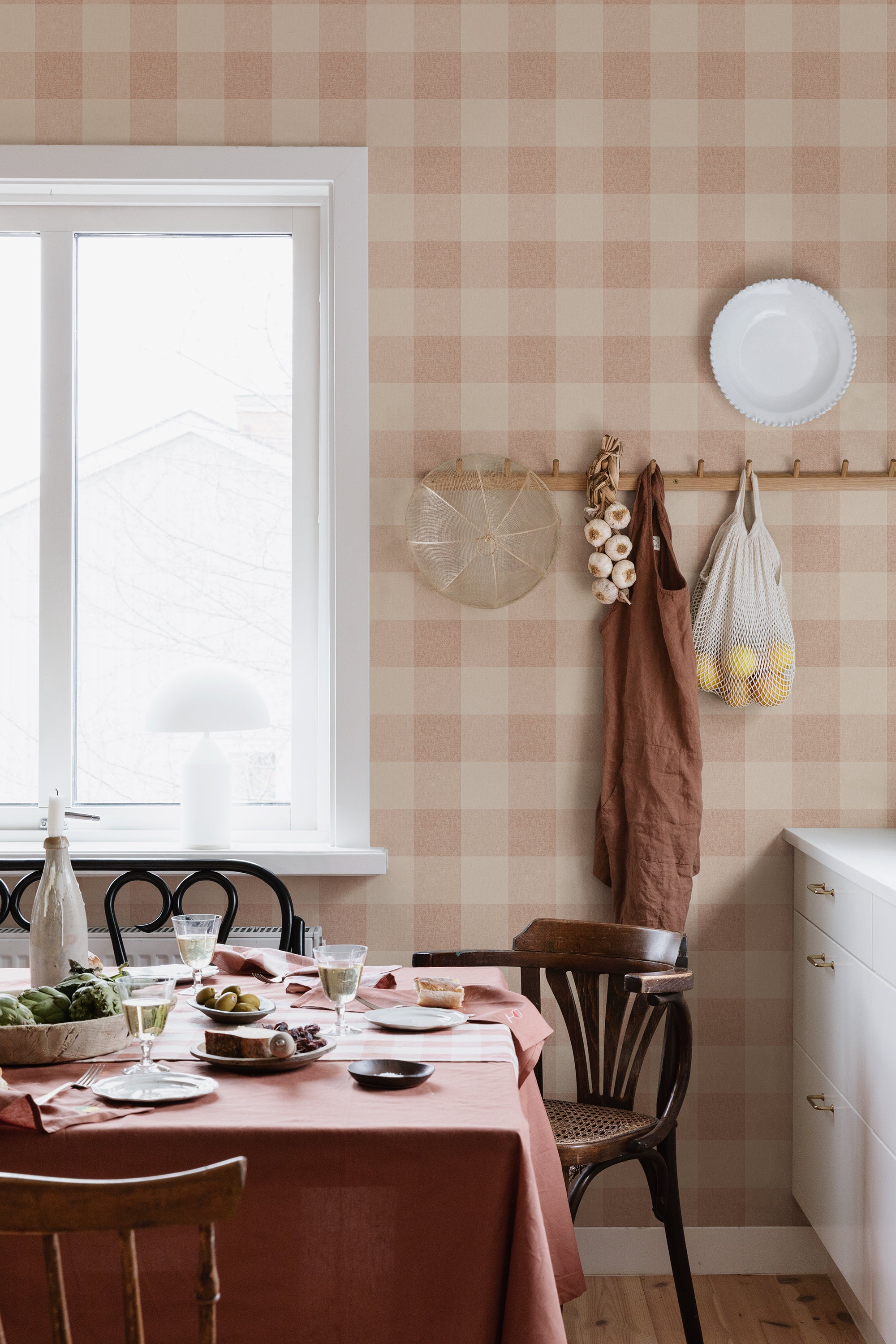 Sandberg Lykke Behang S10230 - Terracotta