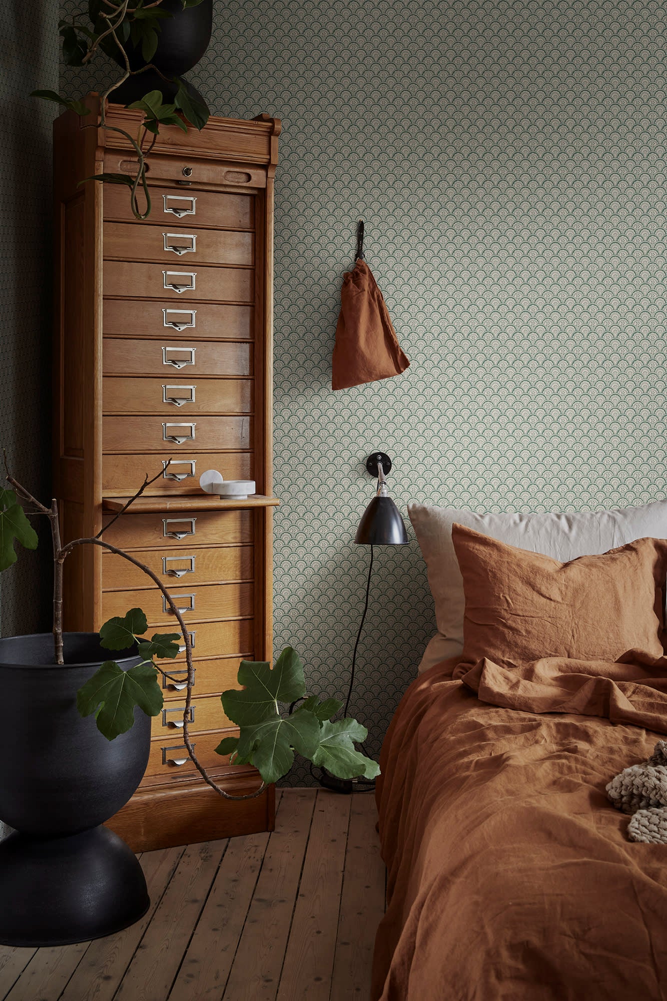 Sandberg Beata Behang S10236 - Moss Green