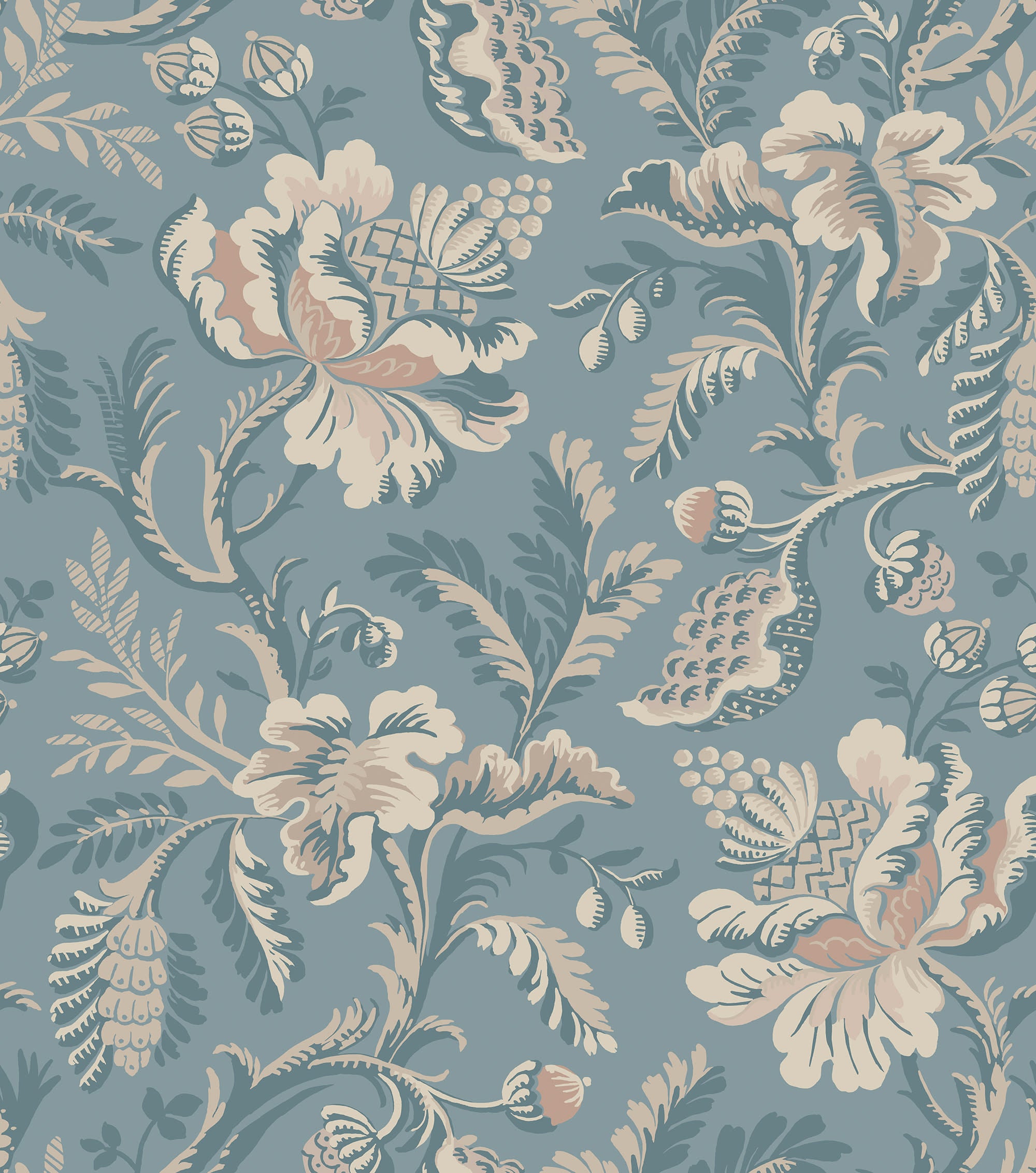 Sandberg Daphne Behang S10239 - Misty Blue