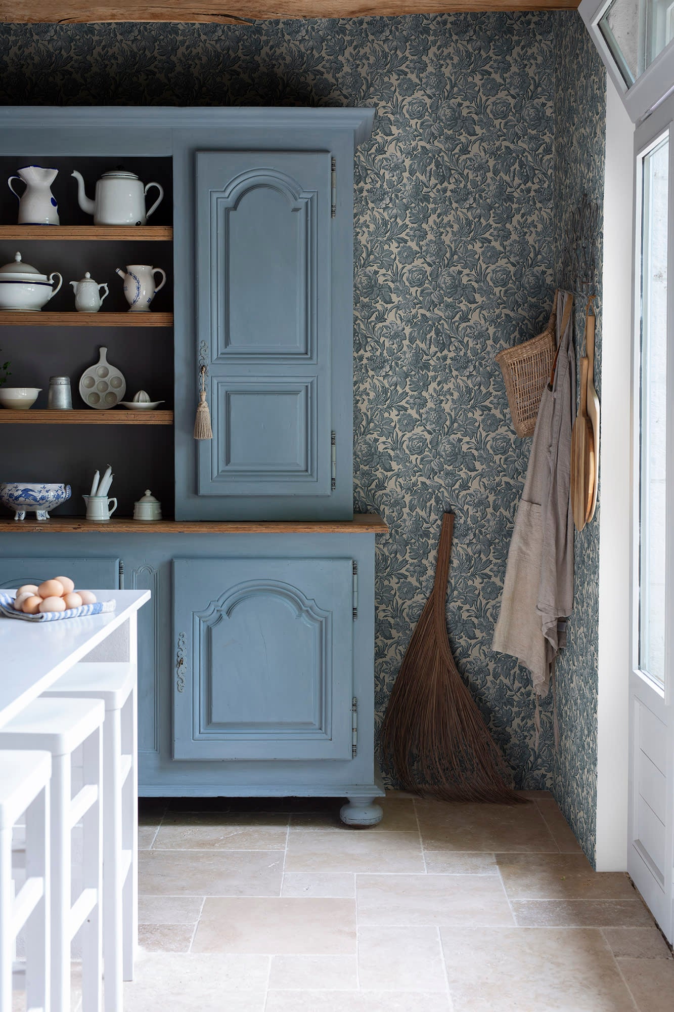 Sandberg Valentin Behang S10246 - Misty Blue