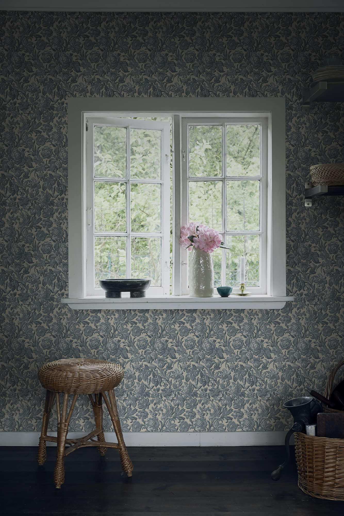 Sandberg Valentin Behang S10246 - Misty Blue