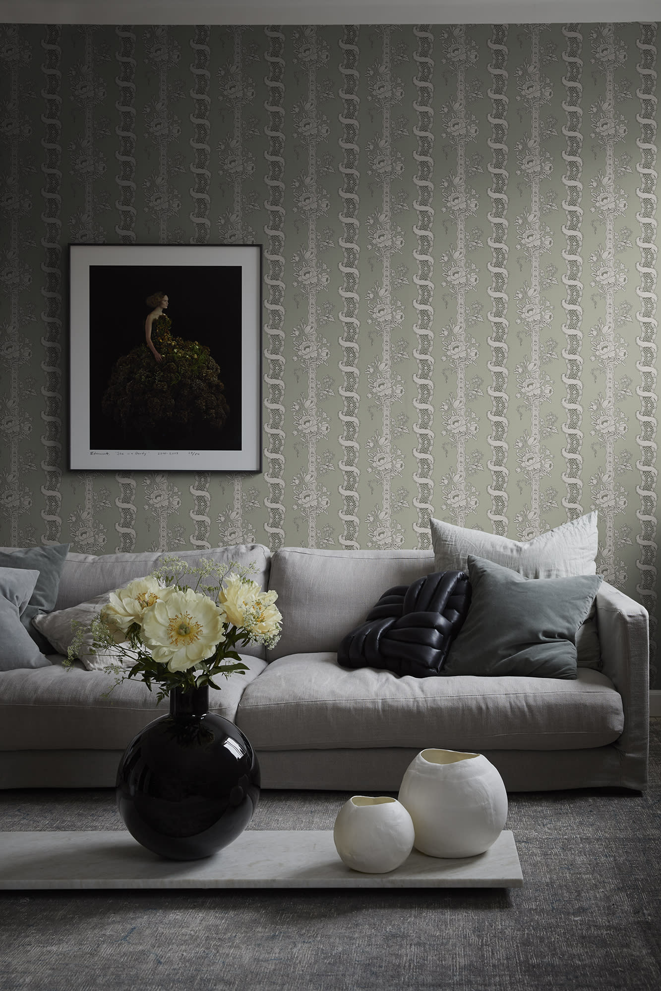 Sandberg Alexandra Behang S10249 - Sage Green