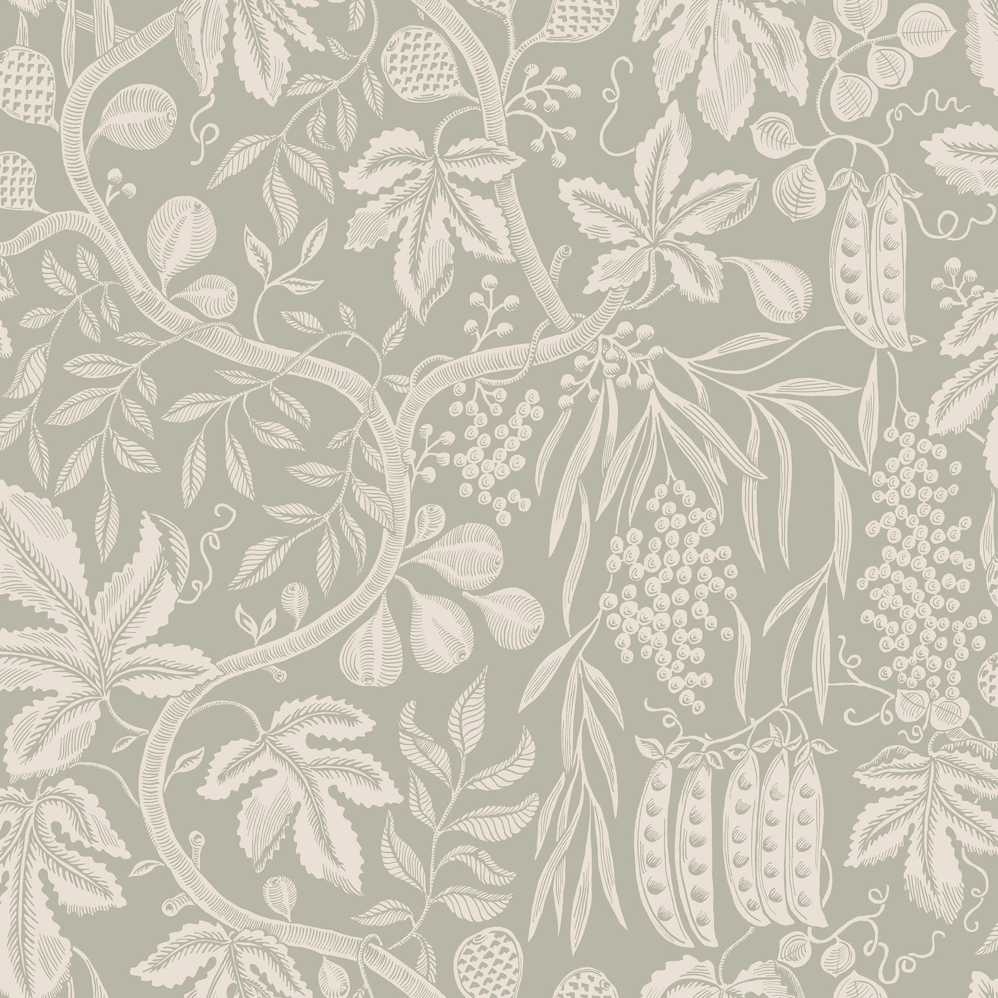Sandberg Fig Garden Behang S10259 - Garden Green