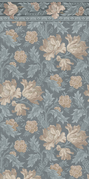 Sandberg Esther Behang S10278 - Misty Blue