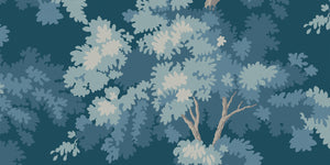 Sandberg Raphael Mural Behang S10279 - Midnight Blue