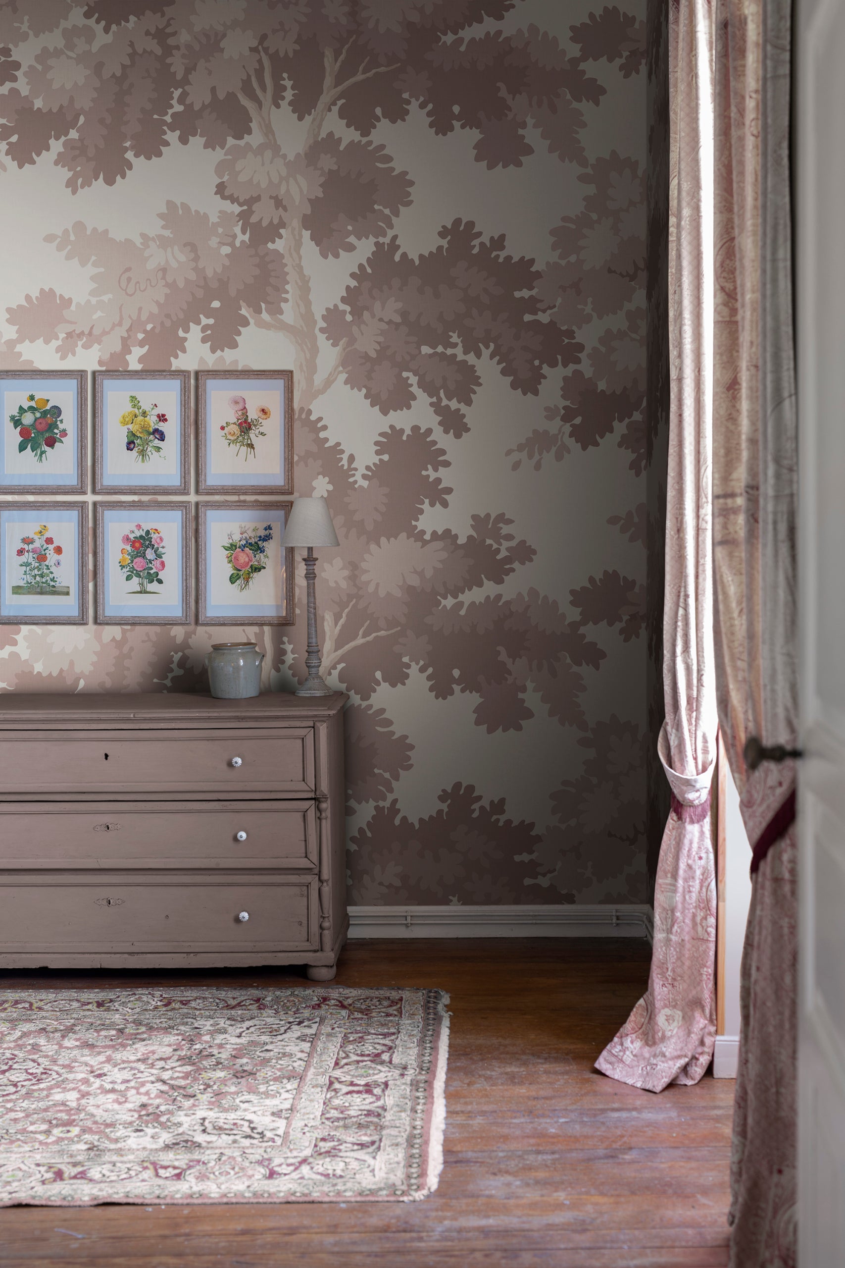 Sandberg Raphael Mural Behang S10280 - Blush