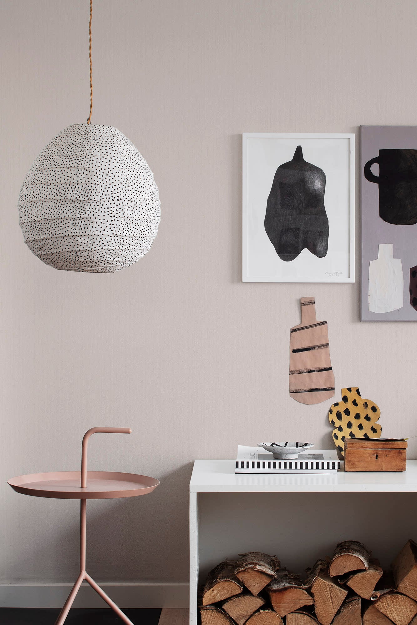Sandberg Linne Behang S10283 - Blush