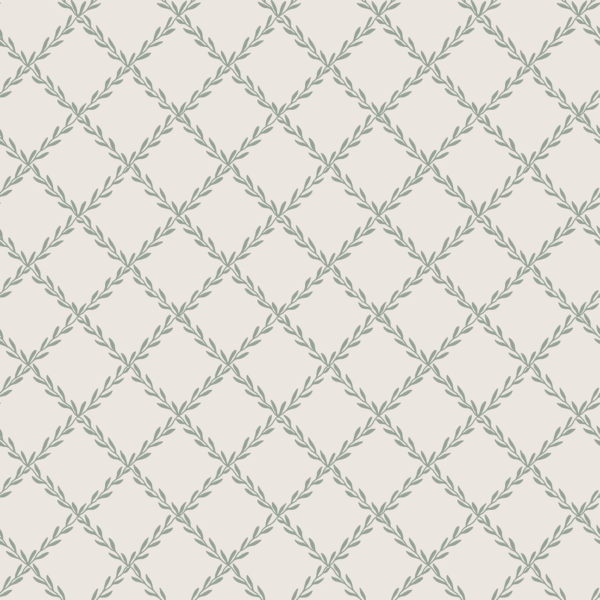 Sandberg Trellis Behang S10304 - Forest Green