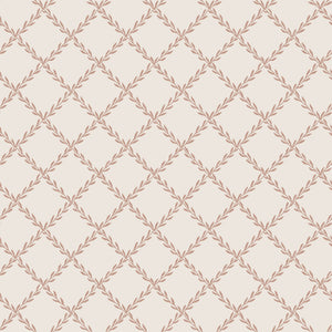Sandberg Trellis Behang S10305 - Terracotta