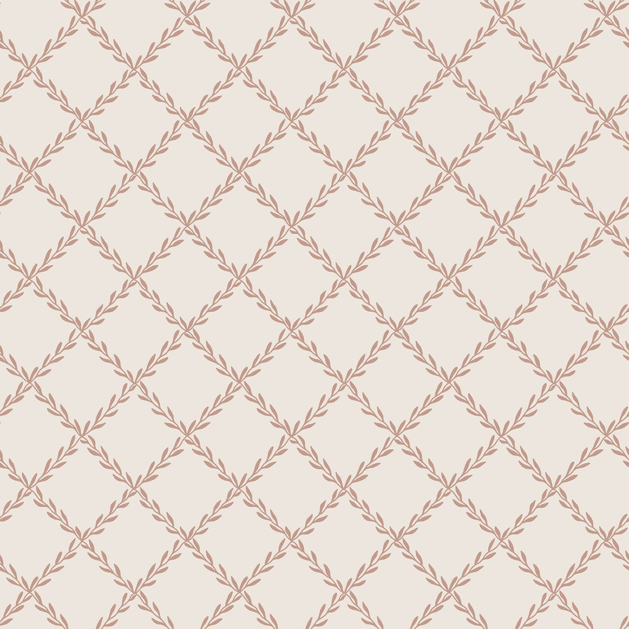 Sandberg Trellis Behang S10305 - Terracotta