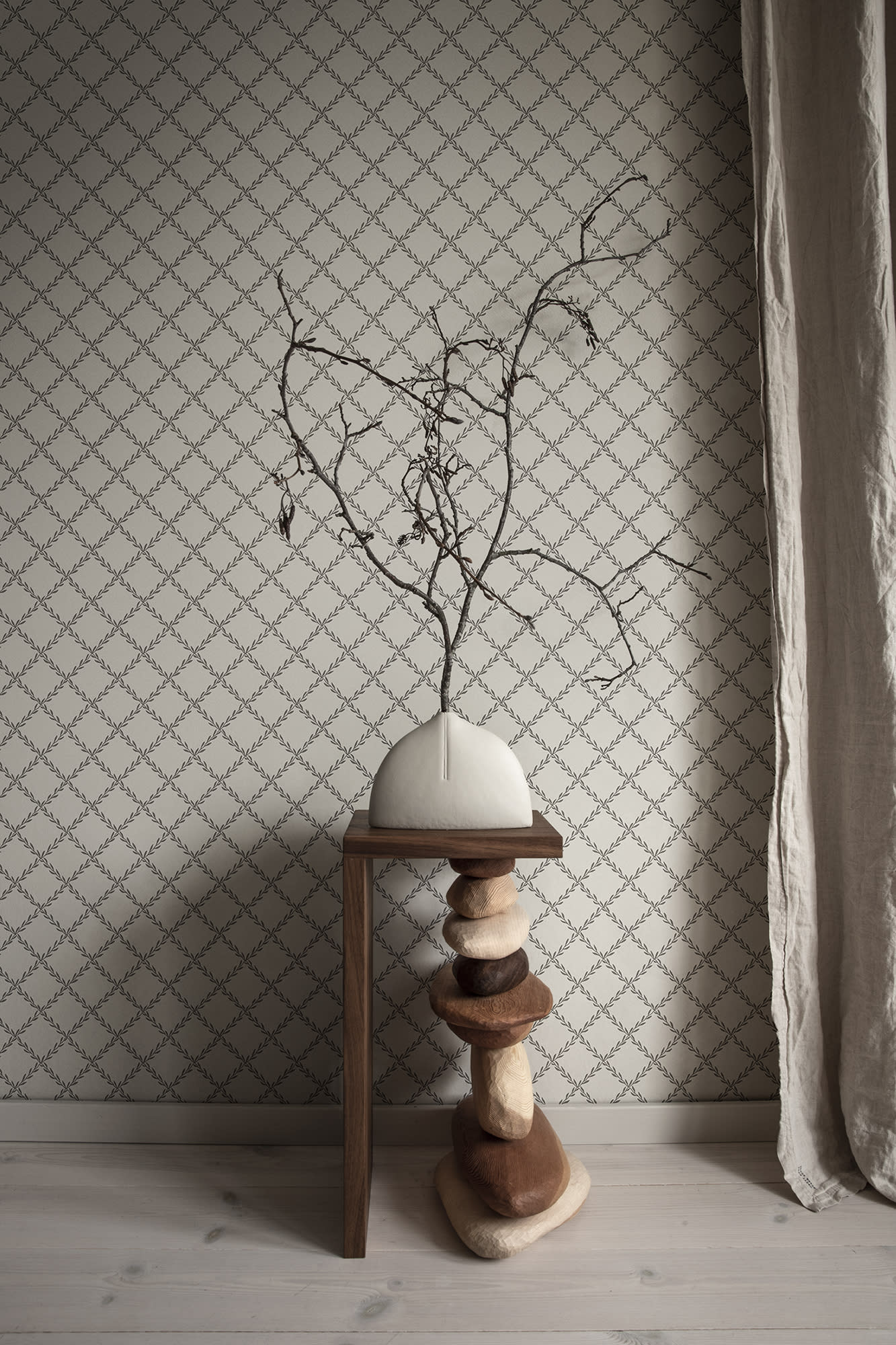 Sandberg Trellis Behang S10306 - Graphite