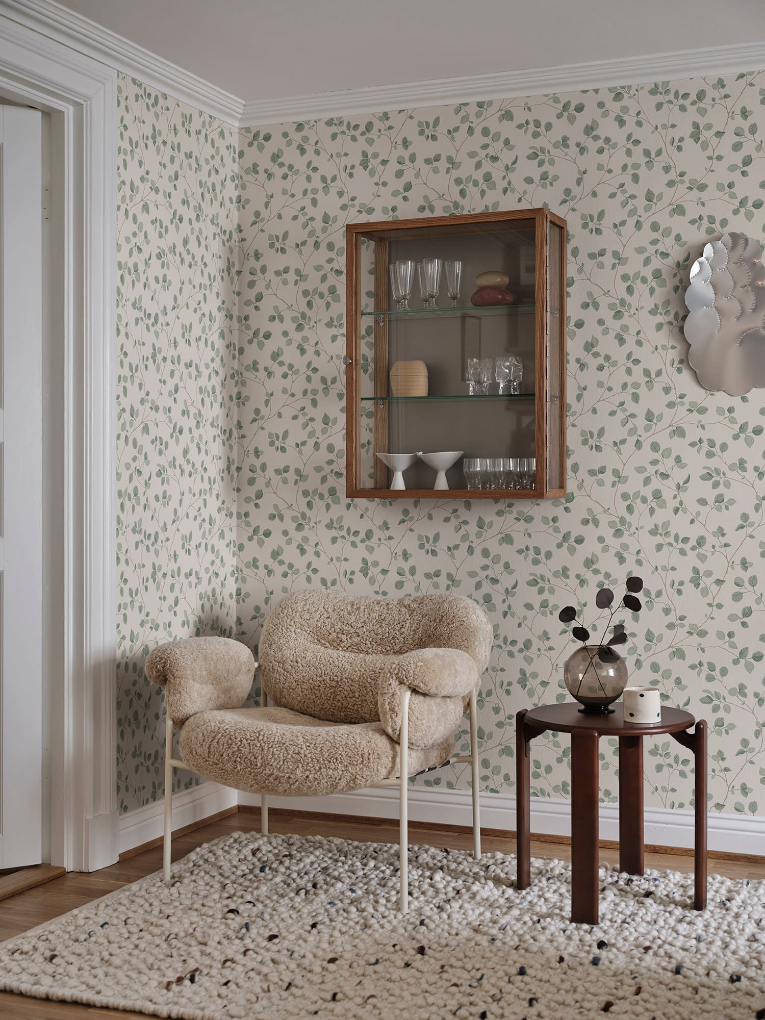 Sandberg Bokskog Behang S10322 - Garden Green