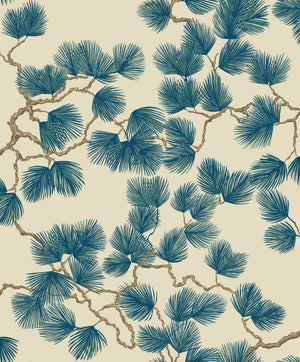 Sandberg Pine Behang S10327 - Blue