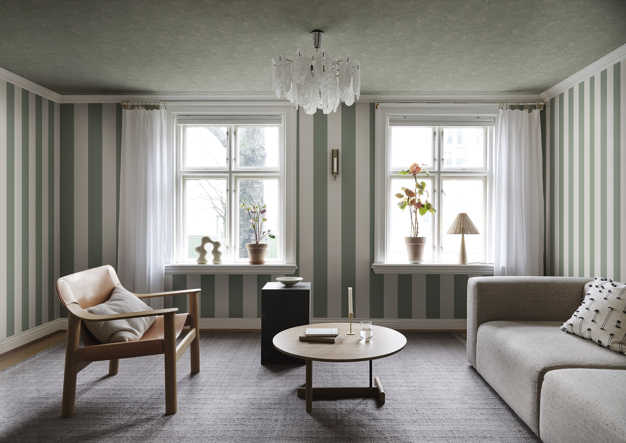 Sandberg Magnus Behang S10341 - Forest Green