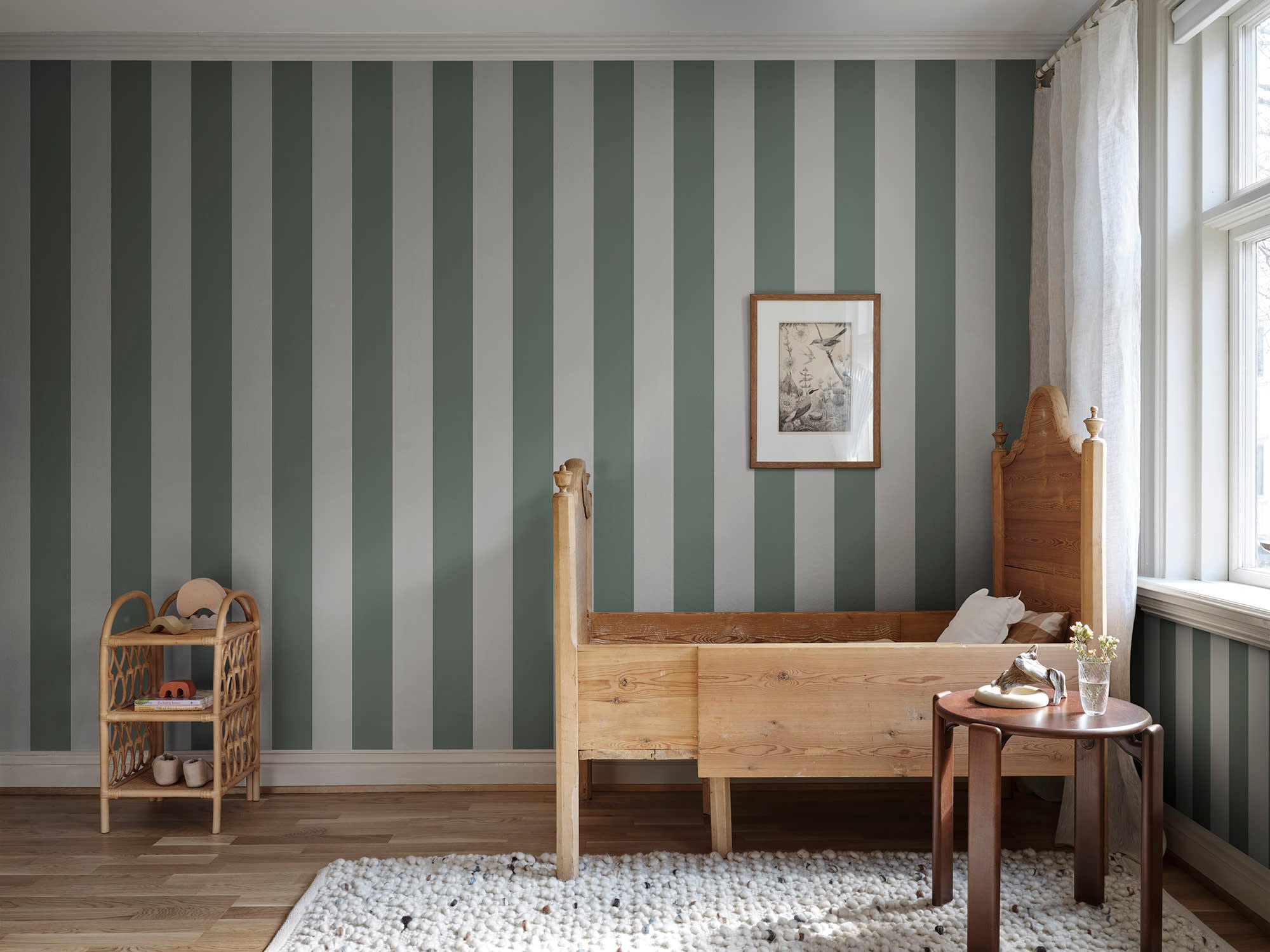 Sandberg Magnus Behang S10341 - Forest Green