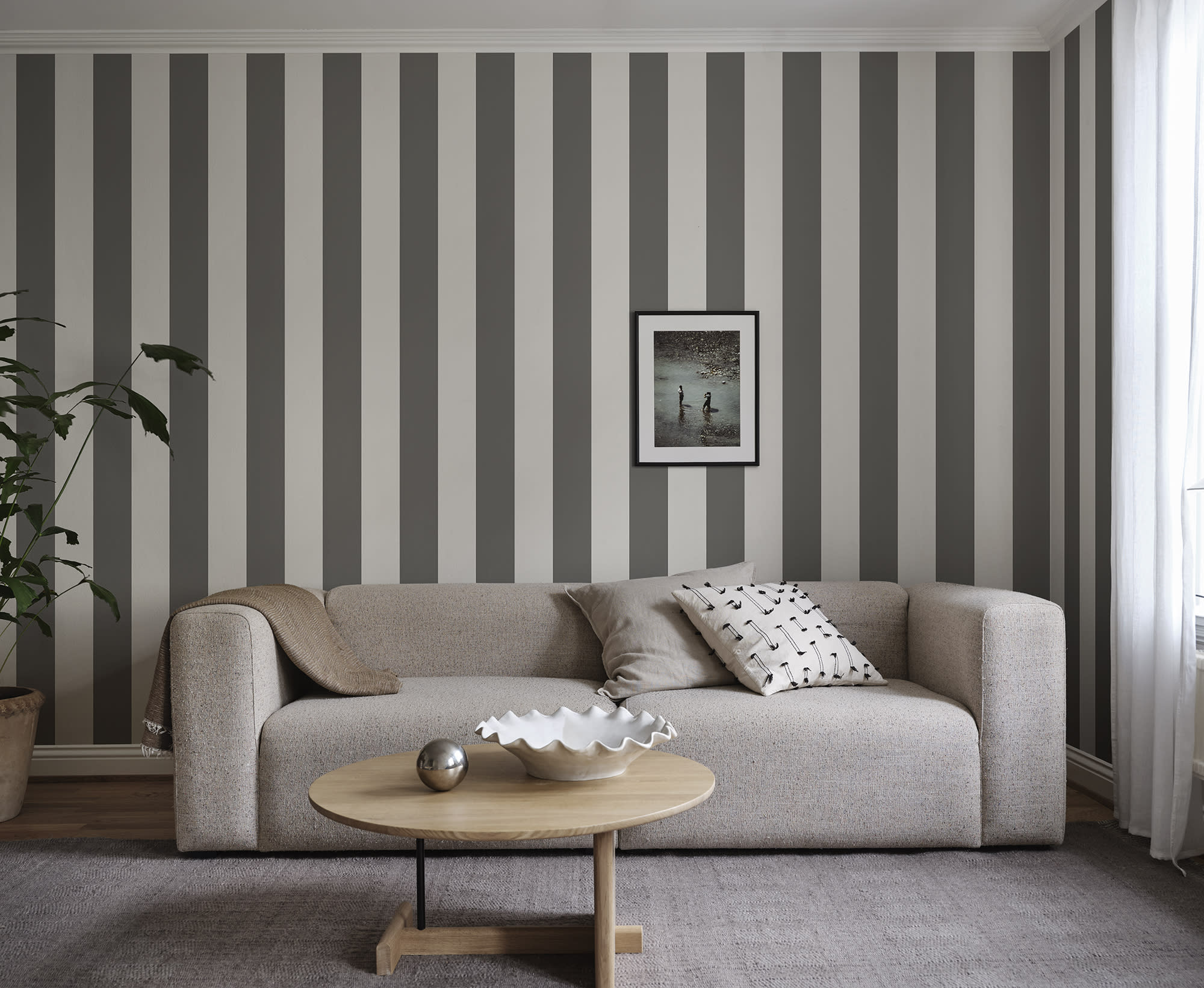 Sandberg Magnus Behang S10342 - Dark Gray