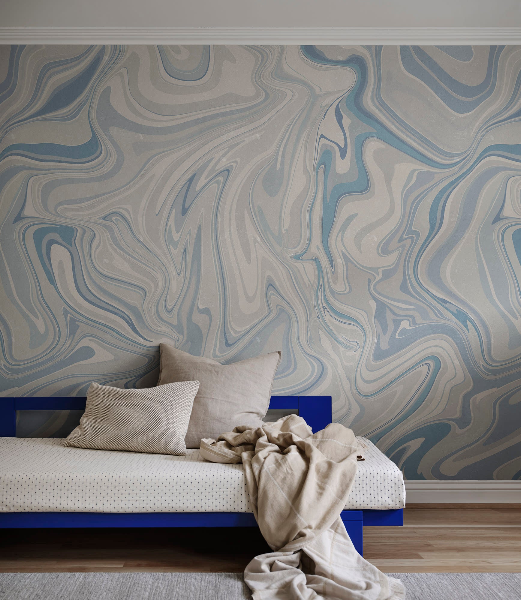 Sandberg Klint Behang S10350 - Misty Blue