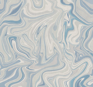 Sandberg Klint Behang S10350 - Misty Blue