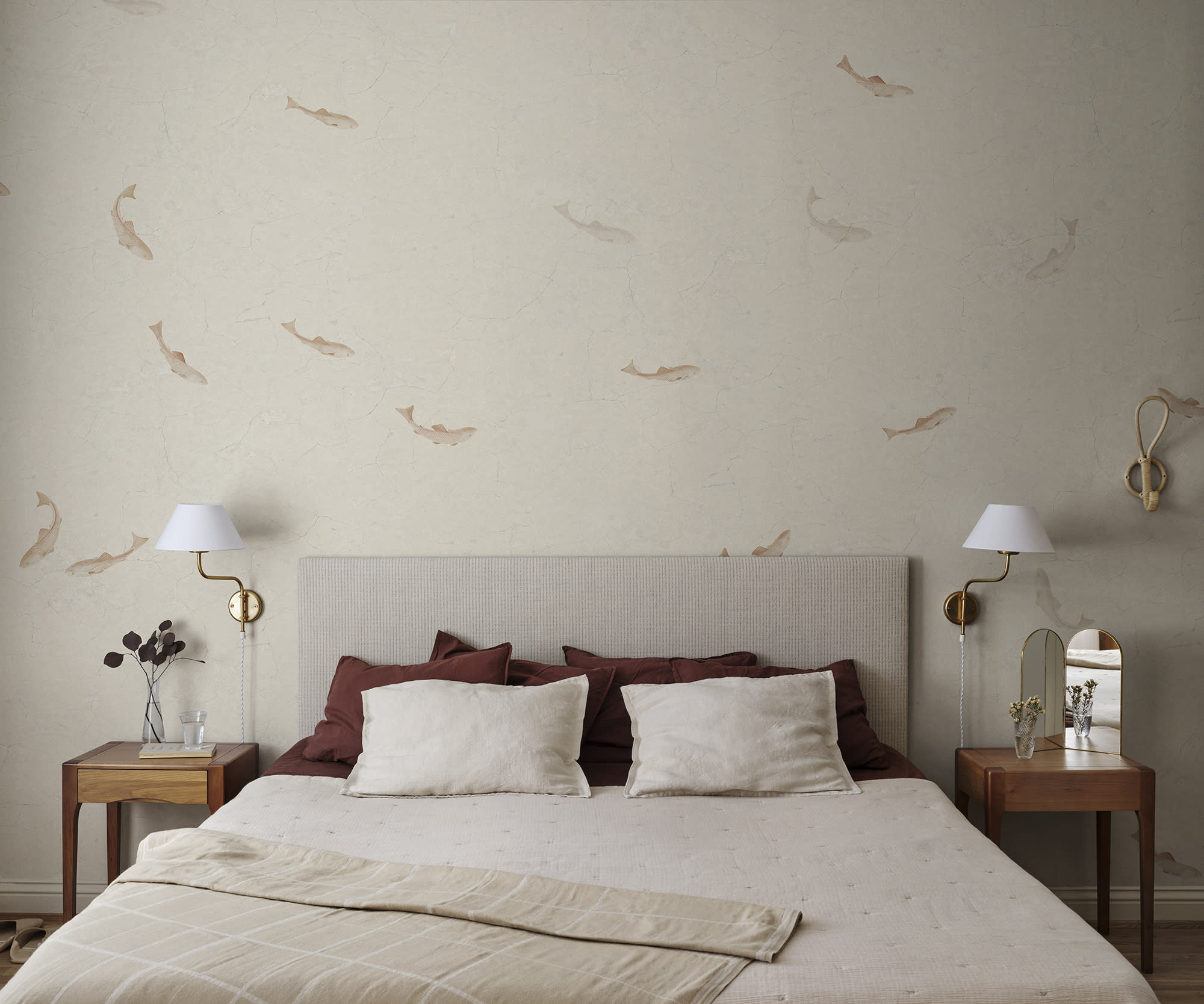 Sandberg Hav Behang S10354 - Terracotta