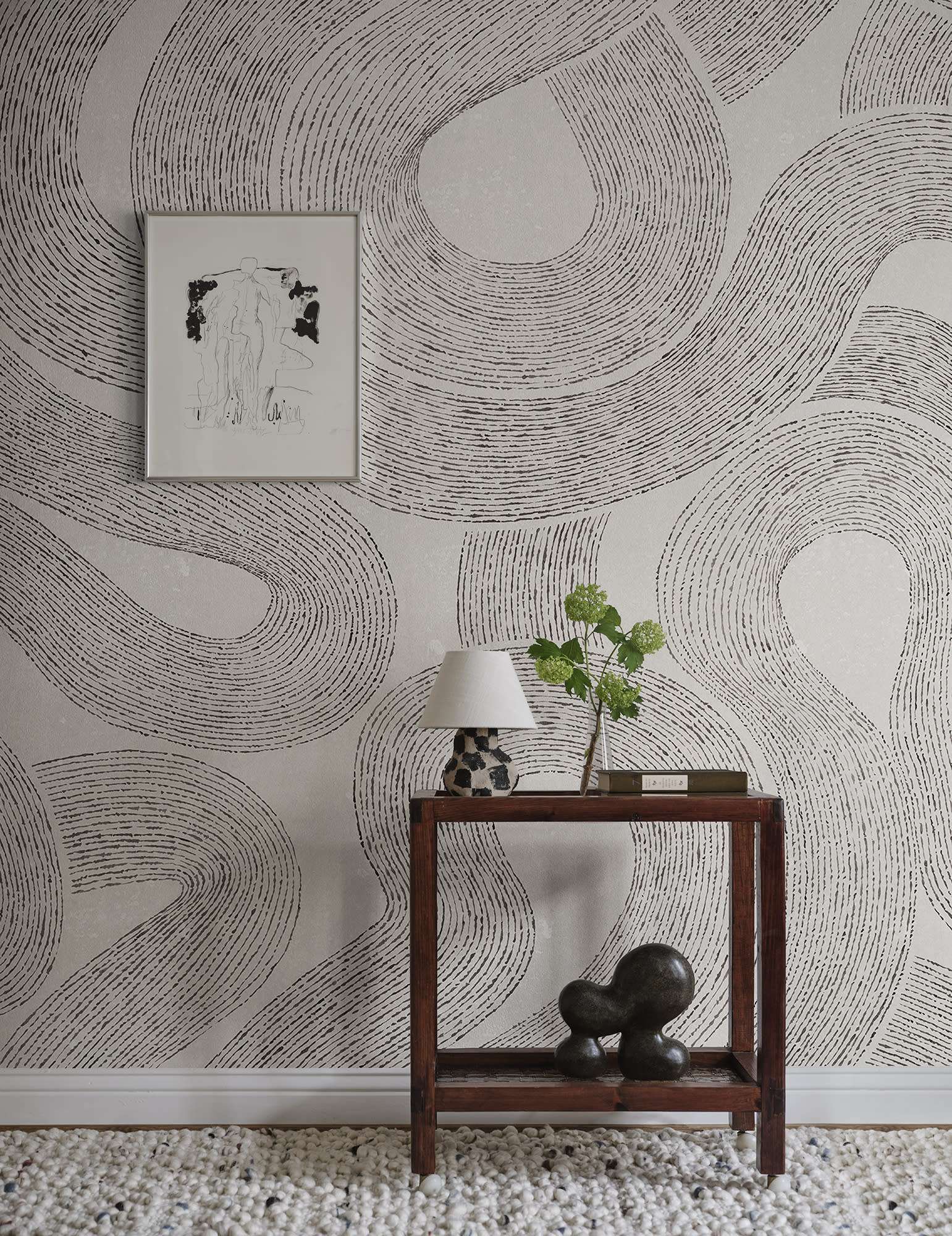 Sandberg Zen Mural Behang S10357 - Graphite