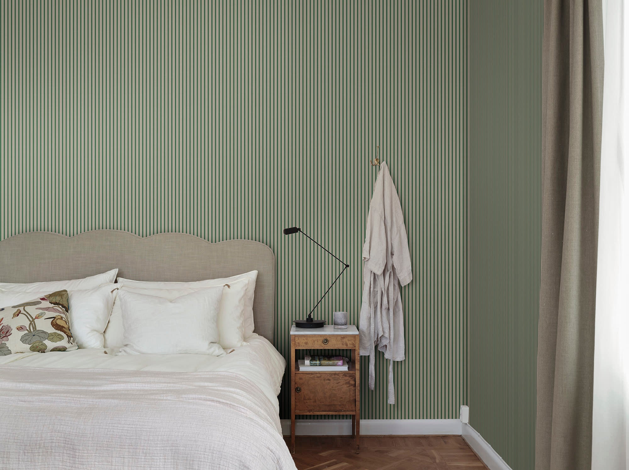 Sandberg Linn Behang S10394 - Green