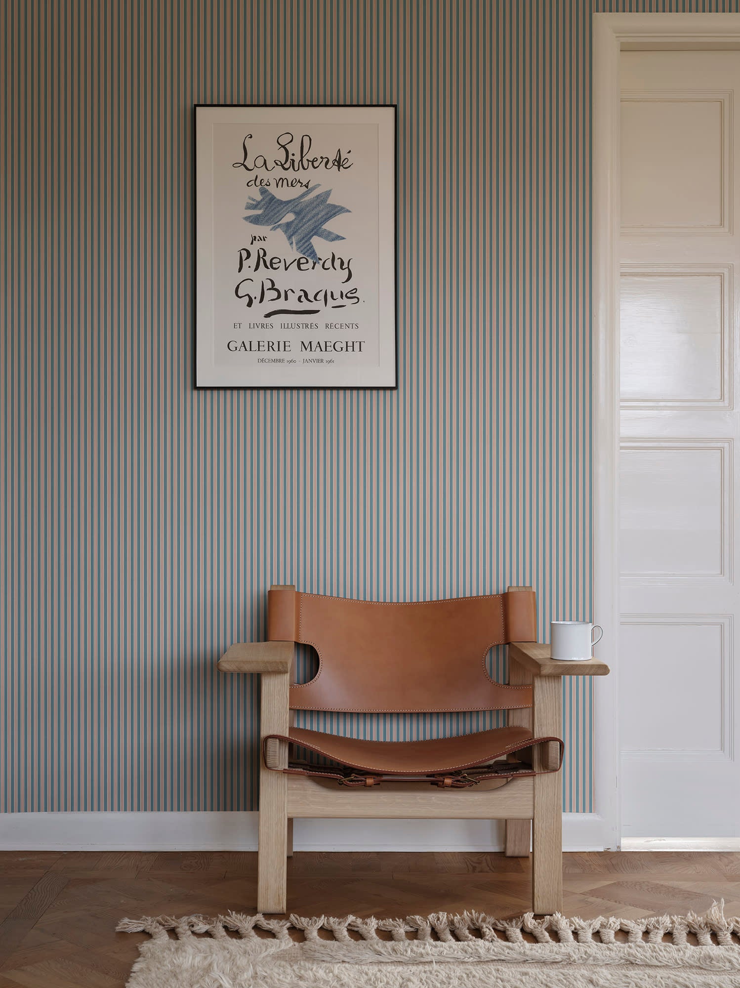 Sandberg Linn Behang S10397 - Sky Blue