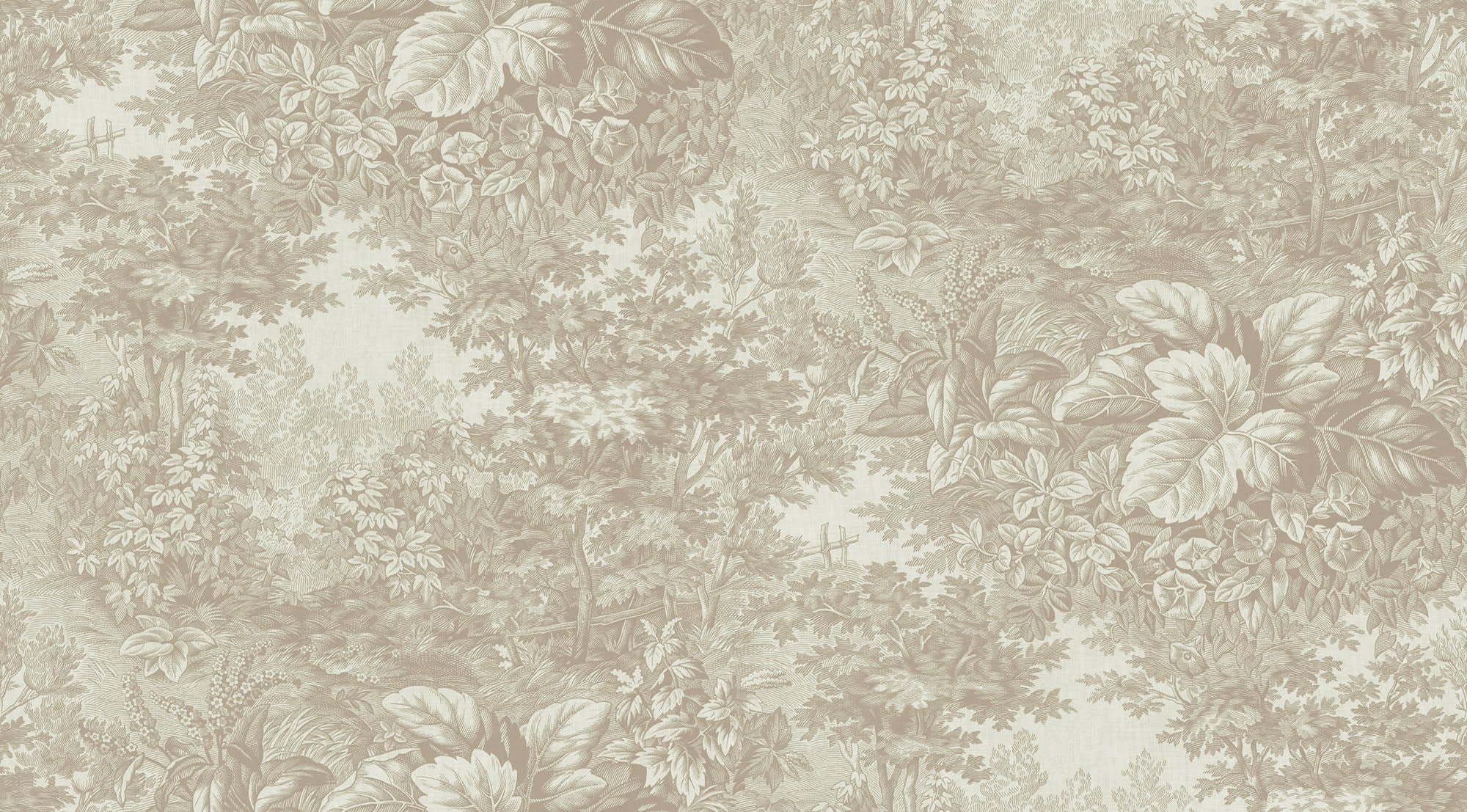 Sandberg Forest Toile Behang S10404 - Sandstone