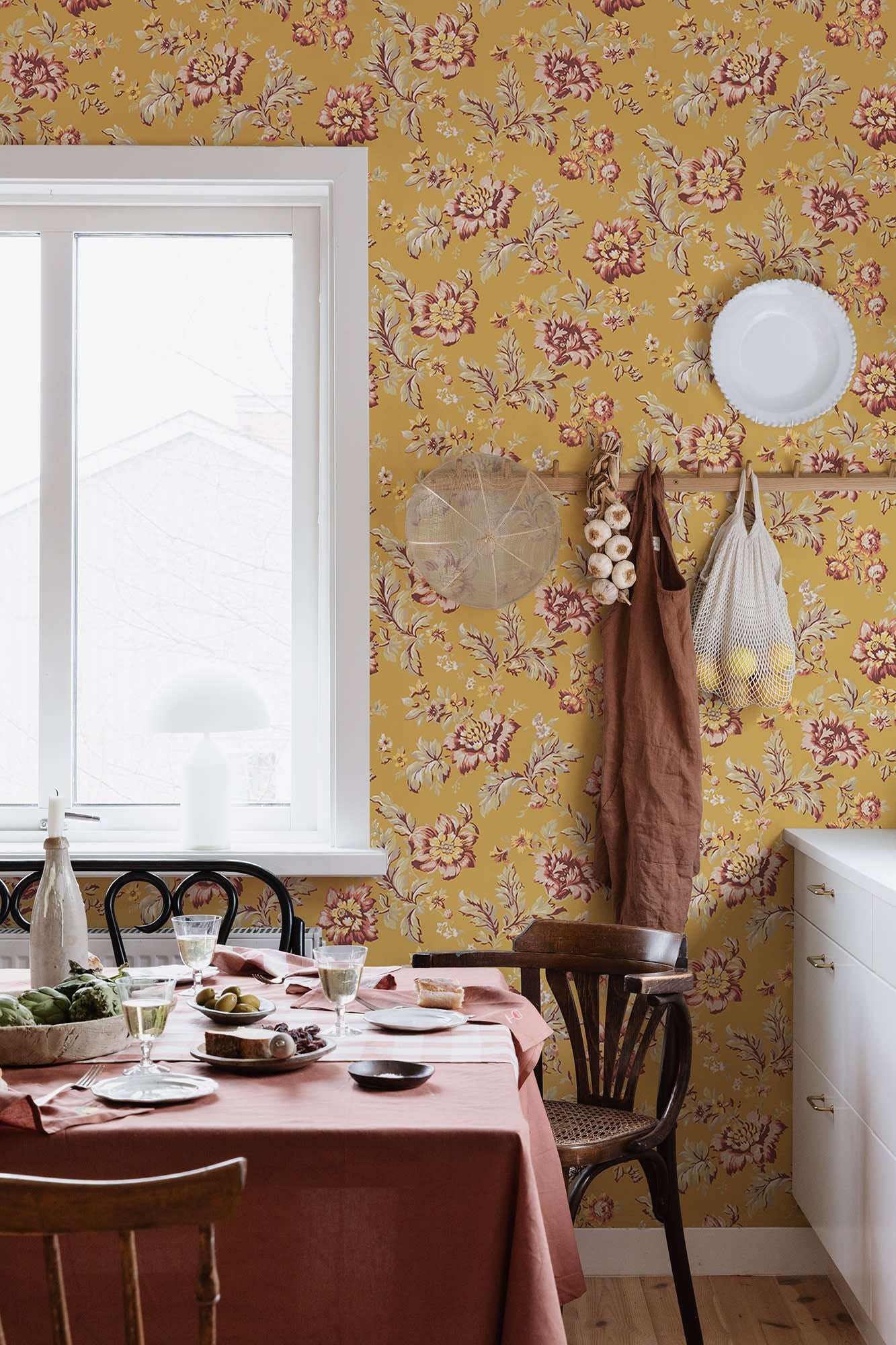 Sandberg Rosenholm Behang S10414 - Yellow