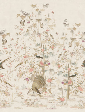 Sandberg Chinoiserie Garden Behang S10415 - Eggshell